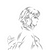 線画でのイラスト作品になります。