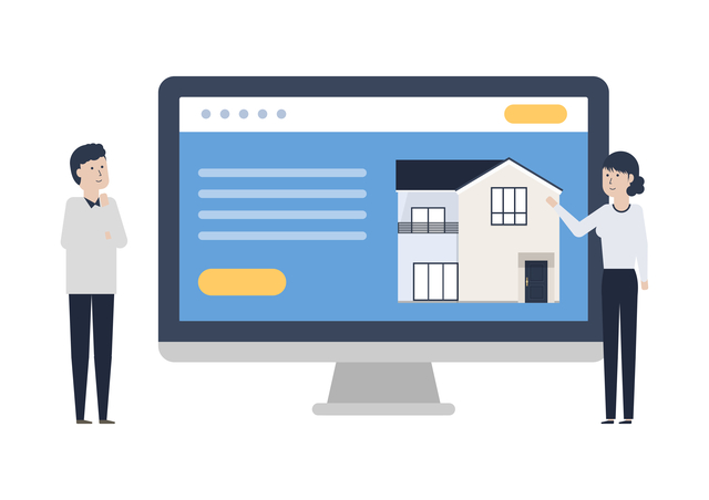 不動産ホームページイメージ